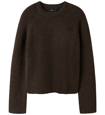LMTD Sweatshirt - NlfBullo - Strik - Black Coffee