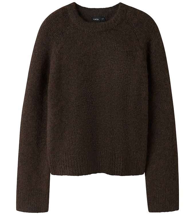 LMTD Sweatshirt - NlfBullo - Strik - Black Coffee