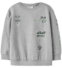Name it Sweatshirt - NmmNilius - Grey Melange