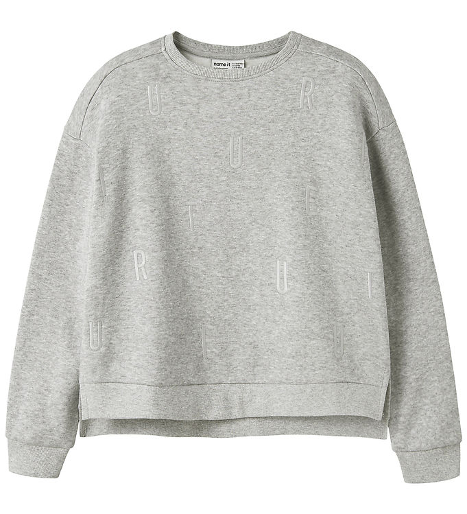Name it Sweatshirt - NkfNillina - Light Grey Melange