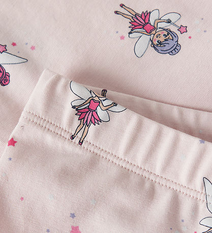 Name it Leggings - NmfNisala - 2-pak - Begonia Pink/W.Raindrops 