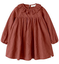 Lil Atelier Kjole - NmfNopa - Mahogany