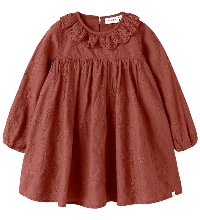 Lil Atelier Kjole - NmfNopa - Mahogany