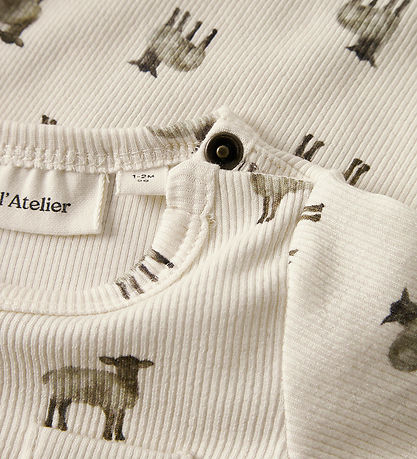 Lil Atelier Body l/æ - NbmGavo - Turtledove/Sheep