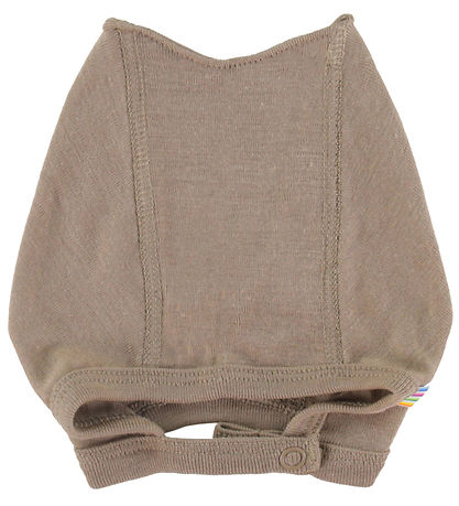 Joha Babyhjelm - Uld/Silke - Mørk Beige