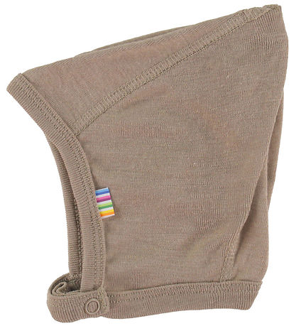 Joha Babyhjelm - Uld/Silke - Mørk Beige