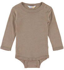 Joha Body l/æ - Uld/Silke - Mørk Beige