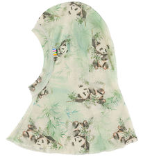 Joha Elefanthue - Uld - 1-lags - Off White m. Pandaer