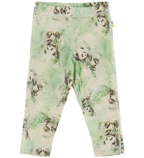 Joha Leggings - Uld - Off White m. Pandaer