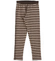 Joha Leggings - Uld - Mørkebrun