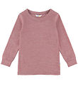 Joha Bluse - Uld - Bordeaux