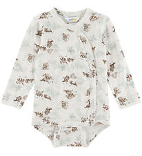 Joha Slå-om Body l/æ - Uld - Off White m. Natur