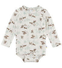Joha Body l/æ - Uld - Off White m. Natur