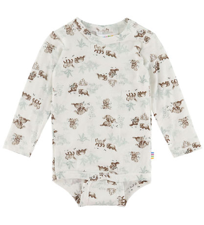 Joha Body l/æ - Uld - Off White m. Natur