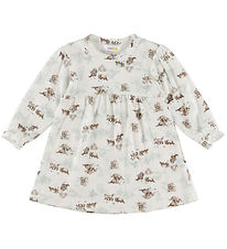 Joha Kjole - Uld - Off White m. Natur