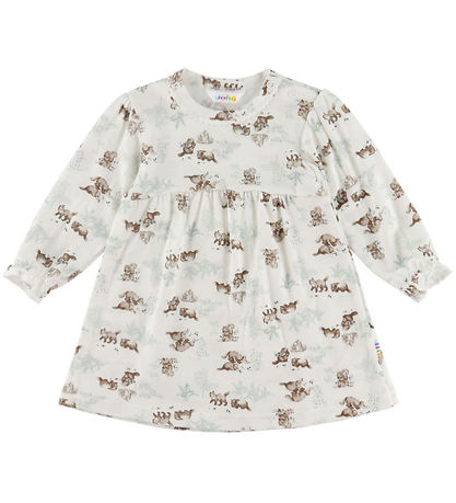 Joha Kjole - Uld - Off White m. Natur