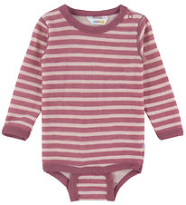 Joha Bodysuit l/s - Wool - Bordeaux