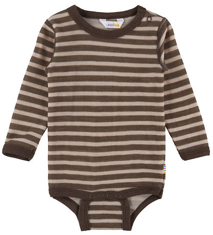 Joha Romper l/s - Wol - Donkerbruin