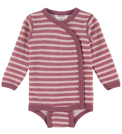 Joha Wrap Bodysuit l/s - Wool - Bordeaux