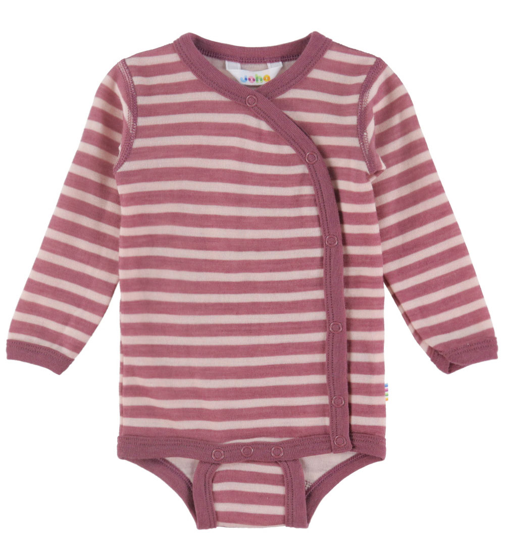 Joha body crois ml - Laine - Bordeaux - Joha - 70 - Body ML 27$