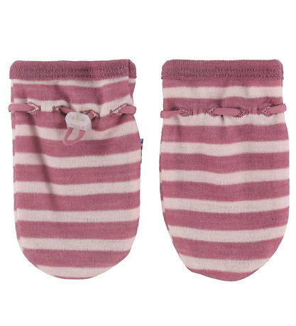 Joha Mittens - Wool - Bordeaux