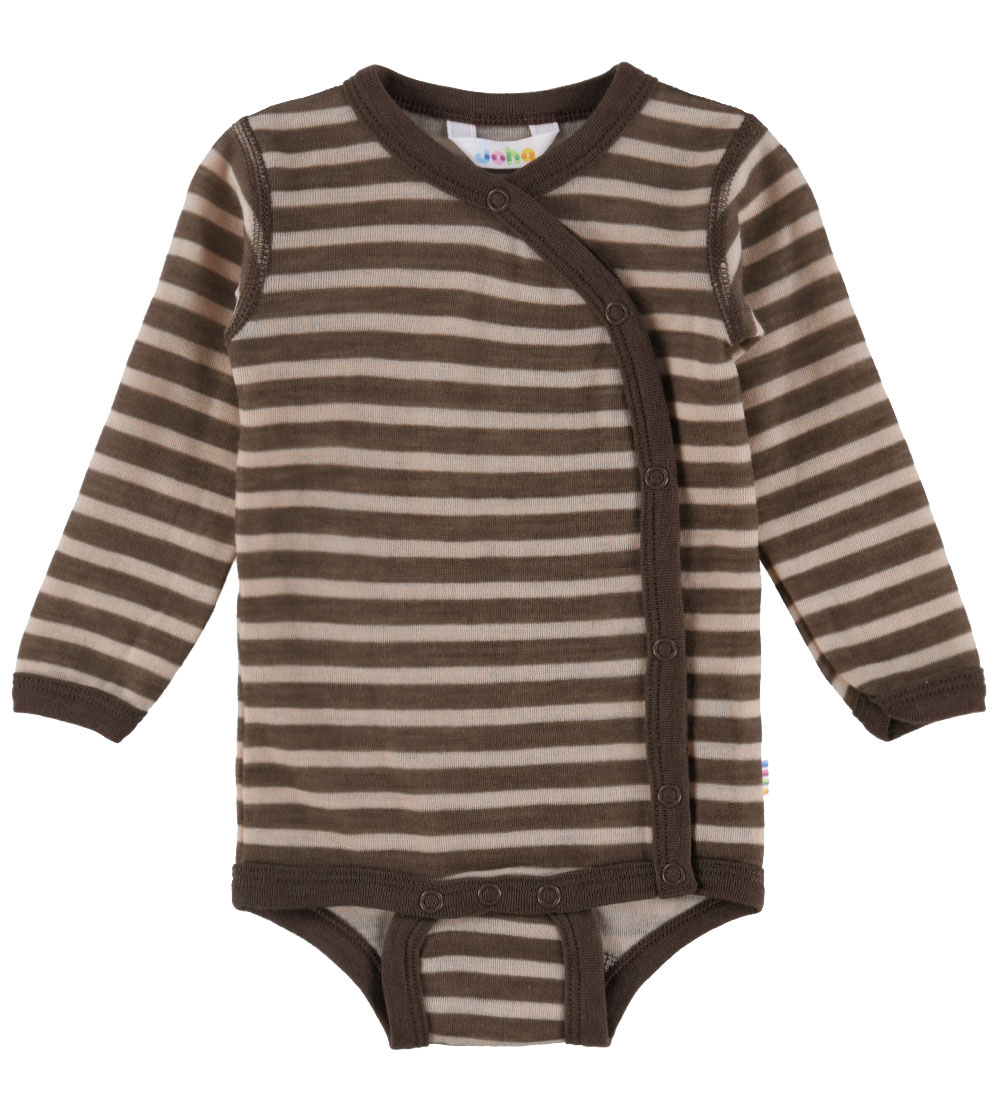 Joha body crois ml - Laine - Marron Fonc - Joha - 40 - Body ML 27$