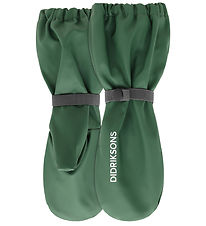 Didriksons Luffer m. Fleece - PU - Pileglove - Dark Moss