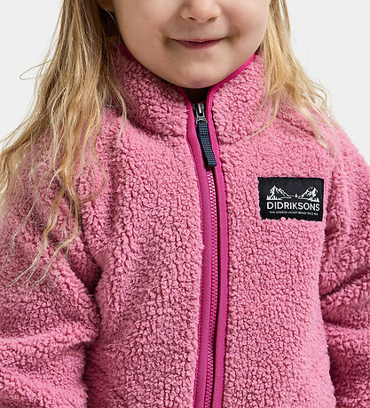 Didriksons Fleecejakke - Gibbs - Heather Pink