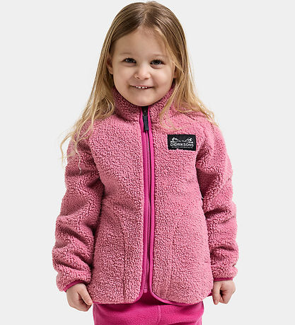 Didriksons Fleecejakke - Teddy - Gibbs - Heather Pink