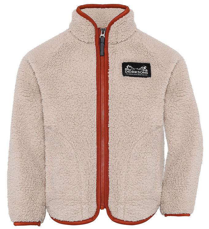 Didriksons Gibbs 2, fleecejakke, børn, beige