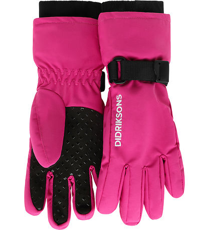 Didriksons Handsker m. Fleece - Biggles - Cactus Pink