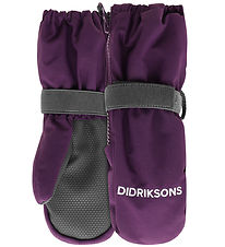 Didriksons Luffer m. Fleece - Biggles - Northen Purple m. Lynlås