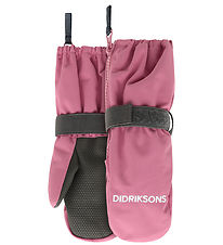 Didriksons Luffer m. Fleece - Biggles - Heather Pink m. Lynlås