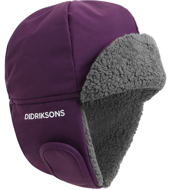 Didriksons Biggles cap 7, hue, børn, lilla