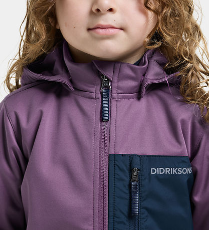Didriksons Softshelljakke - Kaitum - Eggplant