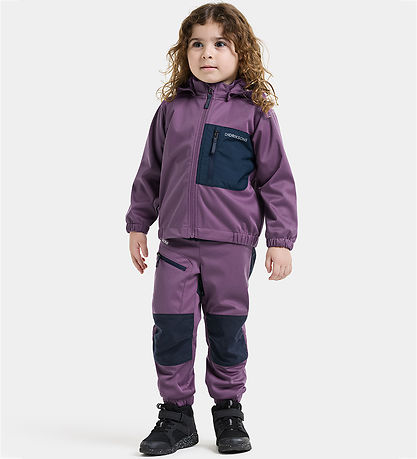 Didriksons Softshelljakke - Kaitum - Eggplant