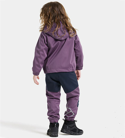 Didriksons Softshelljakke - Kaitum - Eggplant
