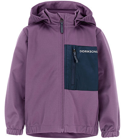 Didriksons Softshelljakke - Kaitum - Eggplant