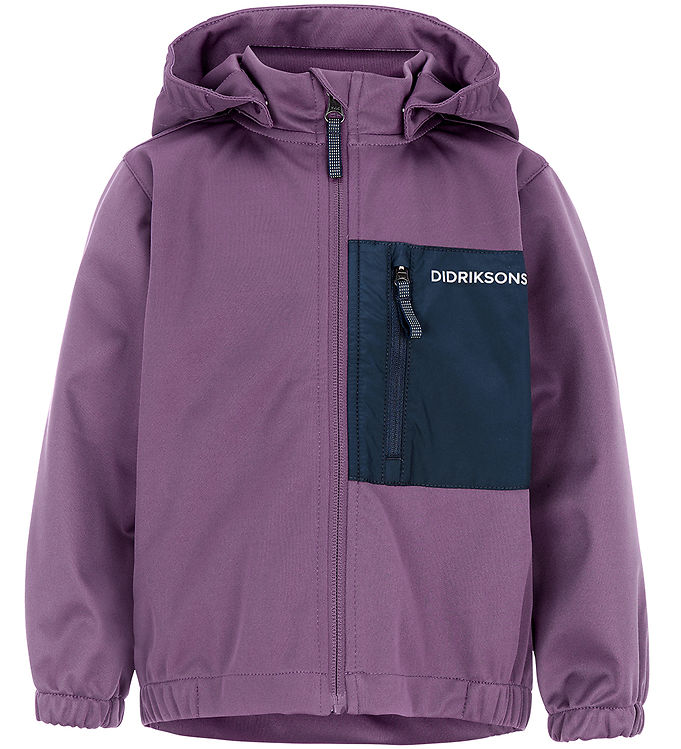 Didriksons Softshelljakke - Kaitum - Eggplant