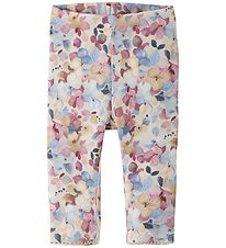Name It Leggings - NbfNadena - Peyote Melange/Lilas