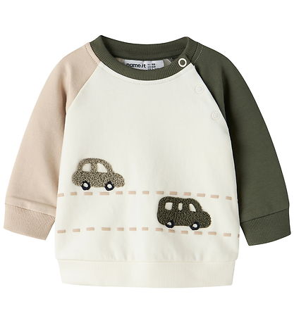Name It Sweatshirt - NbmOmand - Antique White