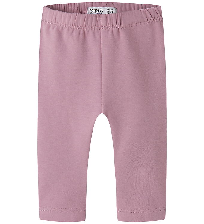 Name It Leggings m. Fleece - NbfNavina - Lilas