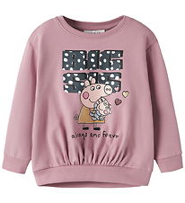 Name It Sweatshirt - NmfAma - Peppa Pig - Lilas