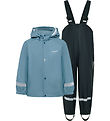 Didriksons Regntøj m. Seler - PU - Slaskeman - Winter Blue