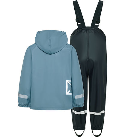 Didriksons Regntøj m. Seler - PU - Slaskeman - Winter Blue