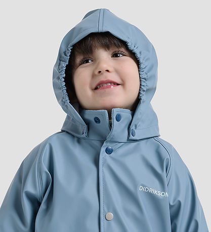 Didriksons Regntøj m. Seler - PU - Slaskeman - Winter Blue