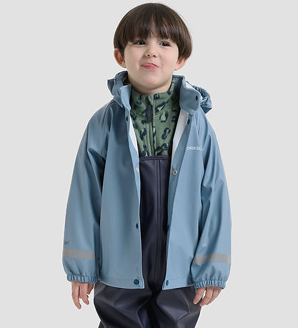 Didriksons Regntøj m. Seler - PU - Slaskeman - Winter Blue