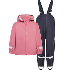 Didriksons Regntøj m. Seler - PU - Slaskeman - Heather Pink