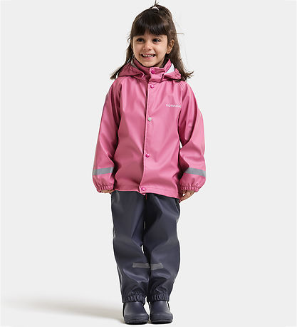 Didriksons Regntøj m. Seler - PU - Slaskeman - Heather Pink