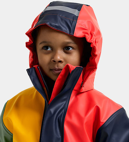 Didriksons Regntøj m. Fleece - PU - Boardman - Paprika